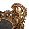 Espejo estilo Luis XV del siglo XIX con marco de madera dorada, años 70, Imagen 6
