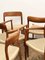 Mid-Century Danish Chairs in Teak Model 56 & 75 by Niels Møller for J.L. Mollers, 1950s, Set of 6, Image 9