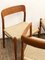 Mid-Century Danish Chairs in Teak Model 56 & 75 by Niels Møller for J.L. Mollers, 1950s, Set of 6, Image 11