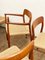 Mid-Century Danish Chairs in Teak Model 56 & 75 by Niels Møller for J.L. Mollers, 1950s, Set of 8, Image 4