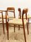 Mid-Century Danish Chairs in Teak Model 56 & 75 by Niels Møller for J.L. Mollers, 1950s, Set of 8, Image 16