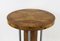 American Deco Style Olive Root and Steel Side Table, 1980s 3