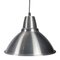 Industrial Brushed Aluminium Pendant Lamp, 1960s 1