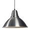 Industrial Brushed Aluminium Pendant Lamp, 1960s, Image 2