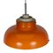 Scandinavian Orange Pendant Lamp, 1960s 4