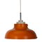 Scandinavian Orange Pendant Lamp, 1960s 5