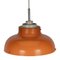 Scandinavian Orange Pendant Lamp, 1960s 1