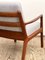 Mid-Century Danish Modern Teak Senator Lounge Chair by Ole Wanscher for France and Son, 1950s 10