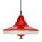 Space Age Red 05652/01 Pendant Lamp from Massive, 1970s 6
