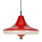 Space Age Red 05652/01 Pendant Lamp from Massive, 1970s, Image 6