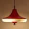 Space Age Red 05652/01 Pendant Lamp from Massive, 1970s 7