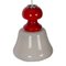Space Age White and Red Pendant Lamp, 1970s 6