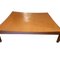 Mesa de centro vintage grande de madera, Imagen 3