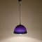 Lámpara colgante Neverrino de cristal de Murano de Gae Aulenti de Vistosi, años 70, Imagen 3