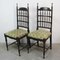 Rustic Dining Chairs, 1970s, Set of 2 1