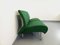 Vintage Chairs in Green and Metal Fabric from Airborne, 1980s, Set of 2 15
