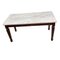 Mid-Century Classic Rectangular Coffee Table with Carrara Marble Top, Image 5