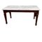 Mid-Century Classic Rectangular Coffee Table with Carrara Marble Top, Image 1