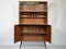 Mid-Century Secretary & Showcase in Walnut by J. Düppre, 1960s, Image 2