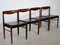Dining Chairs in Teak and Leather by H.W. Klein for Bramin, 1971, Set of 4, Image 1