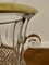 Cantinetta portabottiglie Art Déco in cristallo tagliato a mano con bordo superiore dorato, Francia, anni '20, Immagine 3