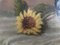 Sunflowers in a Ceramic Vase, Oil Painting on Canvas, Image 8