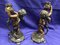 French Bronze Candleholders, Set of 2 2