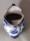 English Victorian Style White, Blue and Gold Porcelain Pitcher, 1880s, Image 6