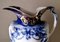 English Victorian Style White, Blue and Gold Porcelain Pitcher, 1880s, Image 10