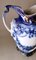 English Victorian Style White, Blue and Gold Porcelain Pitcher, 1880s 9