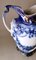 English Victorian Style White, Blue and Gold Porcelain Pitcher, 1880s, Image 9