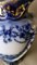 English Victorian Style White, Blue and Gold Porcelain Pitcher, 1880s 13