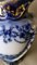 English Victorian Style White, Blue and Gold Porcelain Pitcher, 1880s, Image 13