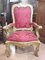 Vintage Louis XV Throne, 1780s, Image 1