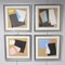 Joel Ráez, Compositions, Silkscreen Prints, Framed, Set of 4 1
