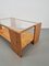 Table Basse Vintage Scandinave en Bois de Pin et Verre, 1970s 2