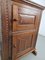 19th Century Brutalist Oak Two-Door Bread Spindle Cabinet 2