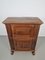 19th Century Brutalist Oak Two-Door Bread Spindle Cabinet 12