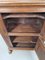 19th Century Brutalist Oak Two-Door Bread Spindle Cabinet 3