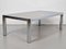 Vintage Regency Coffee Table in Chrome, Brass & Oil Mirror Glass, France, 1970s, Image 14
