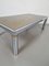 Vintage Regency Coffee Table in Chrome, Brass & Oil Mirror Glass, France, 1970s, Image 6