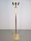 Vintage Regency Standing Coat Rack in Brass, Italy, 1980s 9