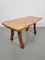 Vintage Brutalist Tree Trunk Side Table in Oak, 1960s, Image 4