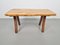 Vintage Brutalist Tree Trunk Side Table in Oak, 1960s, Image 8