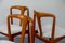 Juliane Teak and Bouklé Dining Chairs by Johannes Andersen for Uldum, 1960s, Set of 4 10