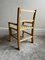 Mid-Century Scandinavian Childrens Chair with Woven Rope Seat, 1970s, Image 3