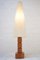 Hohe skandinavische Mid-Century Tischlampe aus Teak 1