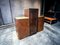 Large Art Deco Italian Walnut and Marble Cabinet by Giulio Rizzi, 1920s 3