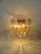 Ice Glass Wall Lamp Palazzo from Kalmar Franken Kg, 1970s 3
