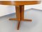 Vintage Round Dining Table in Wood Mosaic Teak and Walnut with Extensions by Dieter Waeckerlin, Swiss, 1960s, Image 18
